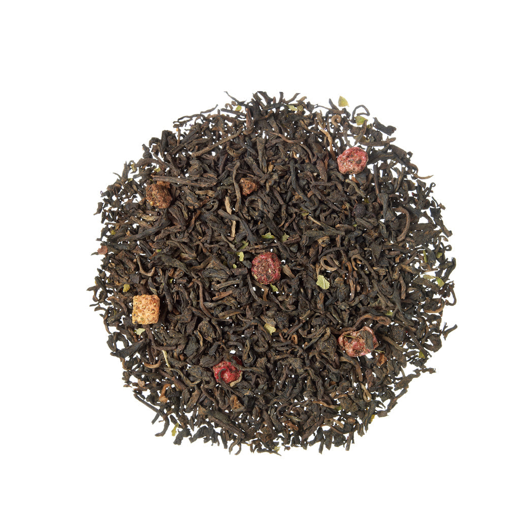 Vörös tea (Pu Erh) Erdei gyümölcsök Pu Erh - 100 g
